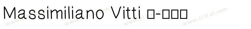 Massimiliano Vitti 设字体转换
